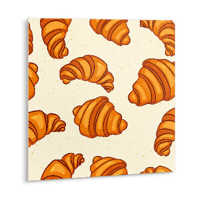 Pvc wall panels Cartoon croissant