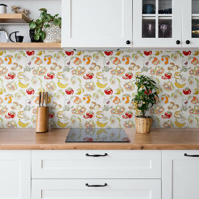 Vinyl tiles Fruits and vegetables