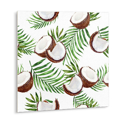 Vinyl tiles Coconuts and palm