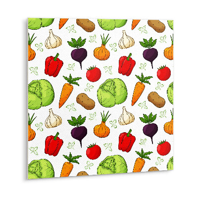 Vinyl tiles Vegetables and fruits