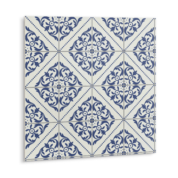 Self adhesive vinyl tiles Portuguese blue tiles