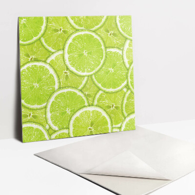 Vinyl tiles Green lime slices