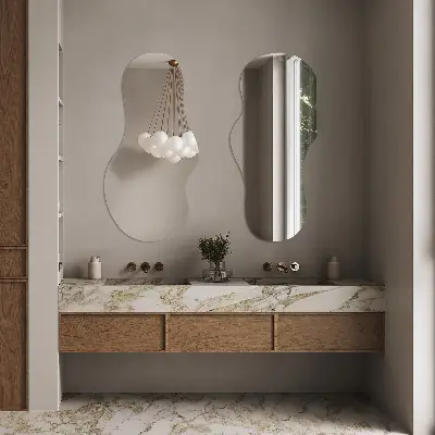 Modern Irregular Shaped Decorative Mirror