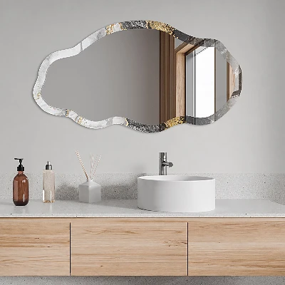 Irregular printed mirror Marble bands