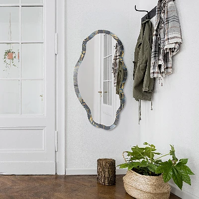Irregular printed mirror Geometric pattern