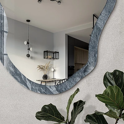 Irregular printed mirror Rock texture