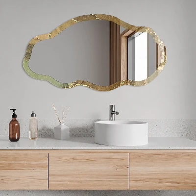 Irregular printed mirror Marble abstraction