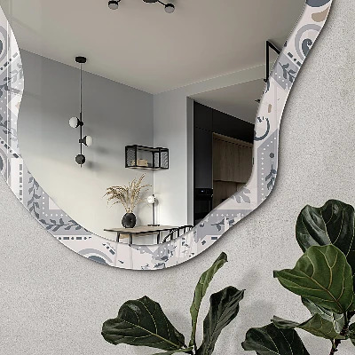 Irregular printed mirror Classic mosaic
