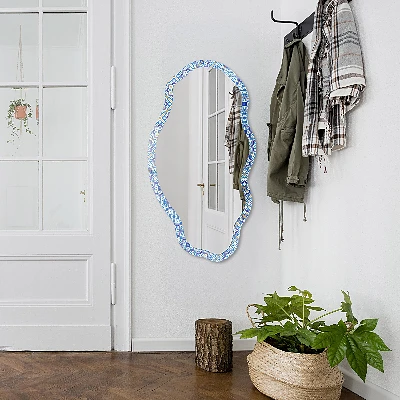 Irregular printed mirror Meditation pattern