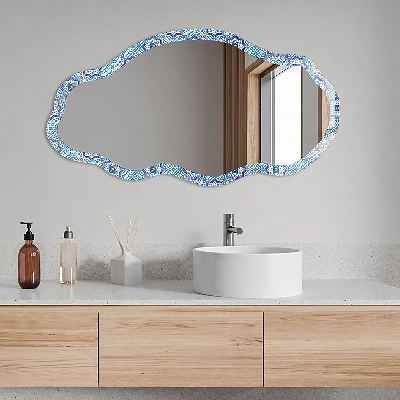 Irregular printed mirror Meditation pattern