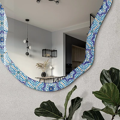Irregular printed mirror Meditation pattern