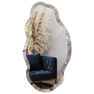 Irregular printed mirror Natural texture