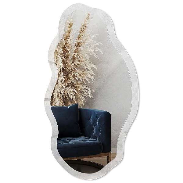 Irregular printed mirror Gray texture