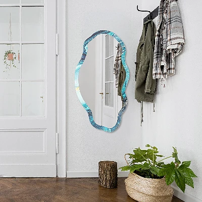 Irregular printed mirror Abstract wave