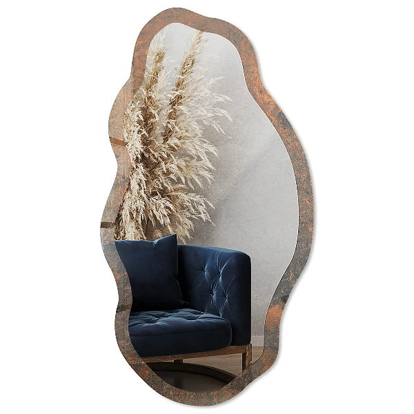 Irregular printed mirror Earthy texture