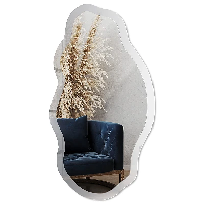 Irregular printed mirror Gray gradient