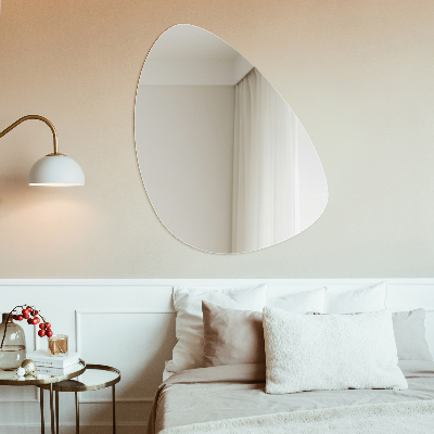 Irregular shaped mirror Frameless wall-mounted