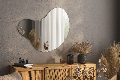 Organic mirror decorative without frame for wall
