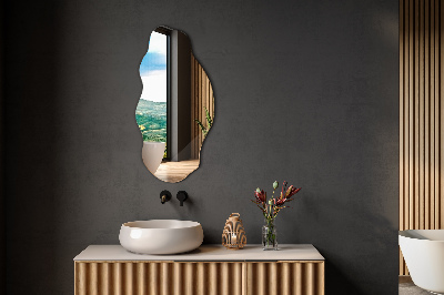 Asymmetric mirror stylish accessory