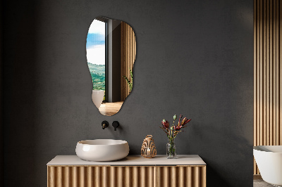 Irregular mirror modern style
