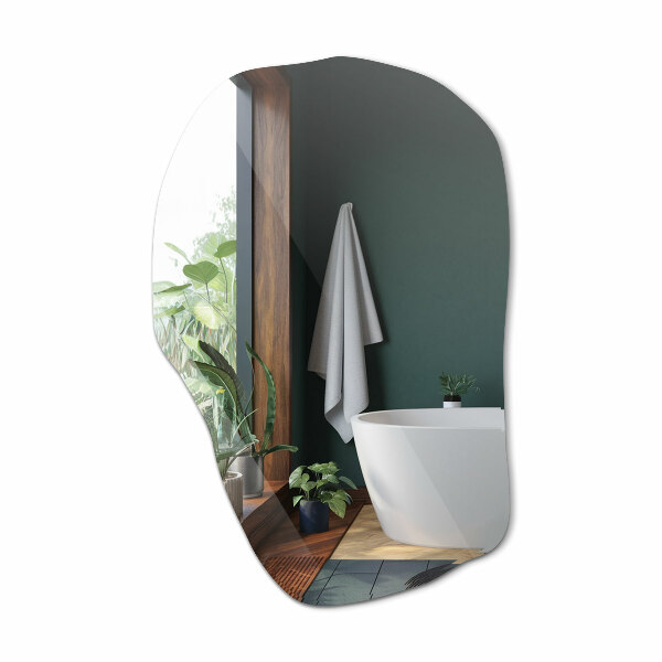 Unusual shaped mirror unique