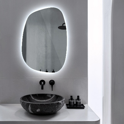 Exclusive LED mirror with delicate lines
