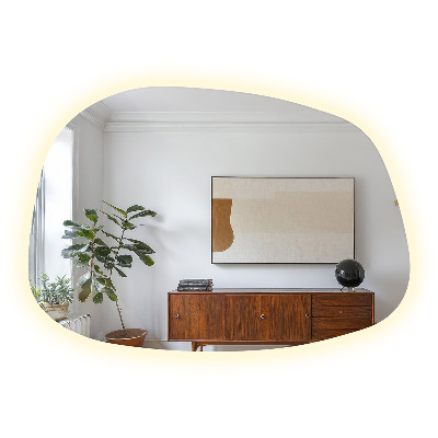 Exclusive LED mirror with delicate lines