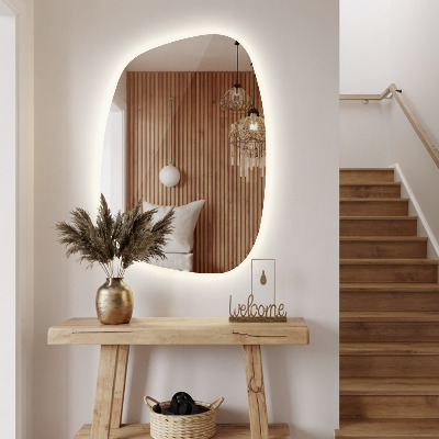 Exclusive LED mirror with delicate lines