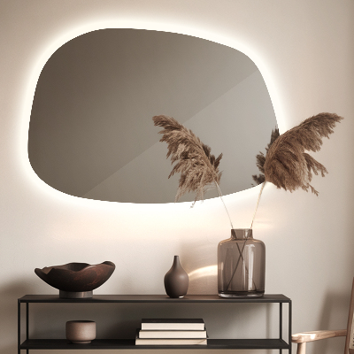 Exclusive LED mirror with delicate lines