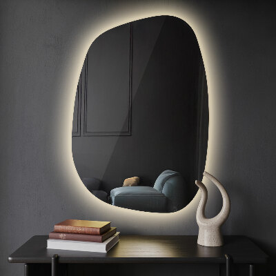 Exclusive LED mirror with delicate lines