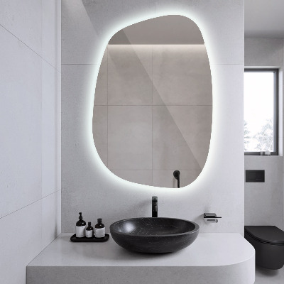 Exclusive LED mirror with delicate lines