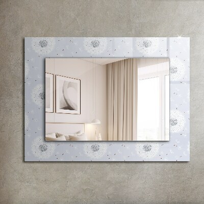 Decorative mirror Blowing flowers