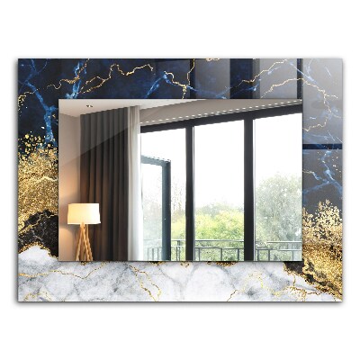 Decorative mirror Abstract marble