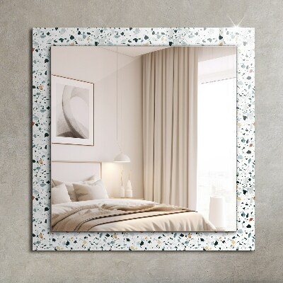 Decorative mirror Terrazzo mosaic pattern