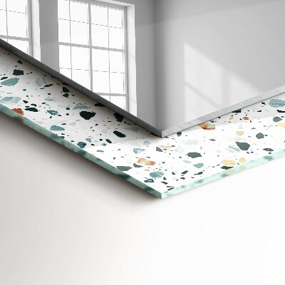 Decorative mirror Terrazzo mosaic pattern