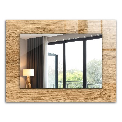 Decorative mirror Wood with texture