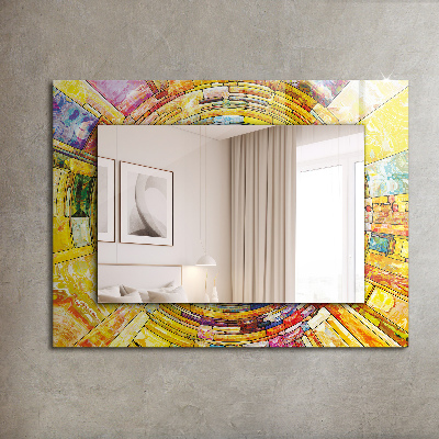 Decorative mirror Colorful abstract mosaic