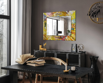 Decorative mirror Colorful abstract mosaic