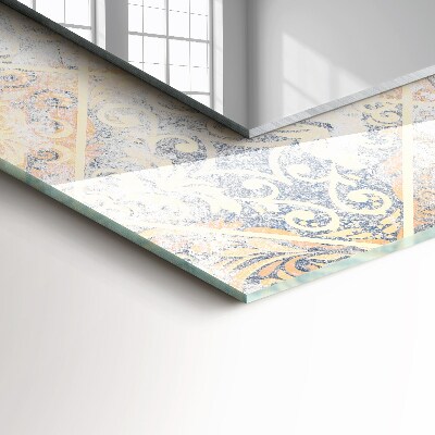 Decorative mirror Tiles with patterns