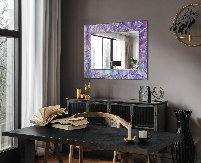 Printed mirror Transparent colorful cubes