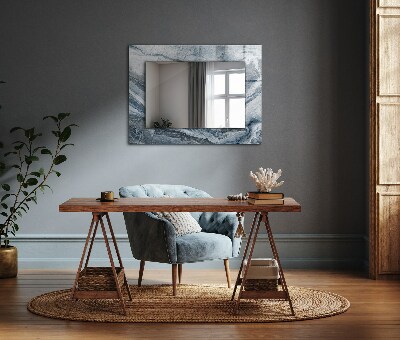 Wall mirror design Marble in shades