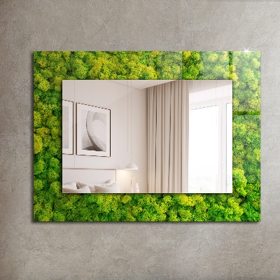 Wall mirror design Green Moss