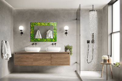 Wall mirror design Green Moss