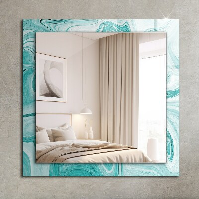 Printed mirror Abstract marble pattern