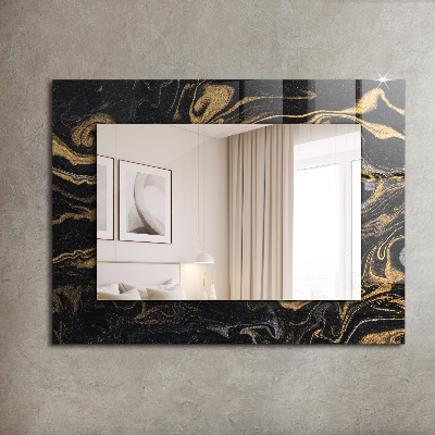 Decorative mirror Abstract marble pattern