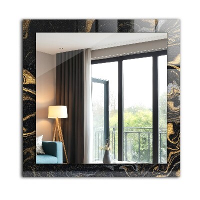 Decorative mirror Abstract marble pattern