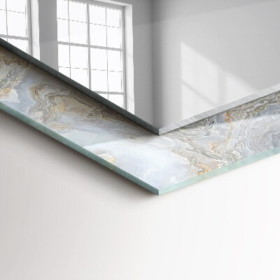 Decorative mirror Marble pattern texture