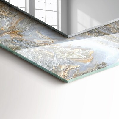 Decorative mirror Marble pattern texture