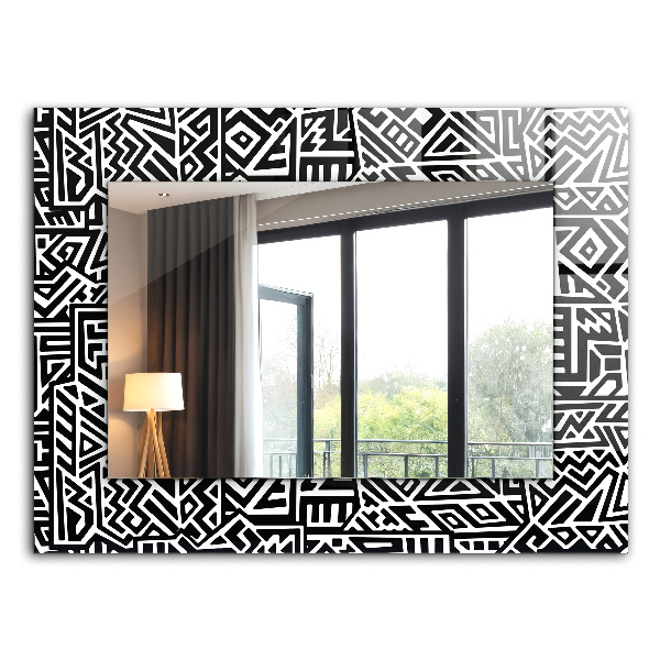 Decorative mirror Geometric pattern