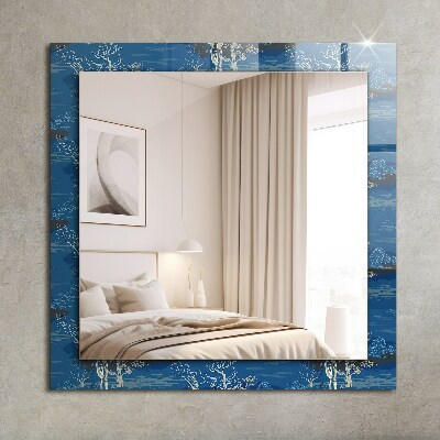 Wall mirror decor Trees landscape